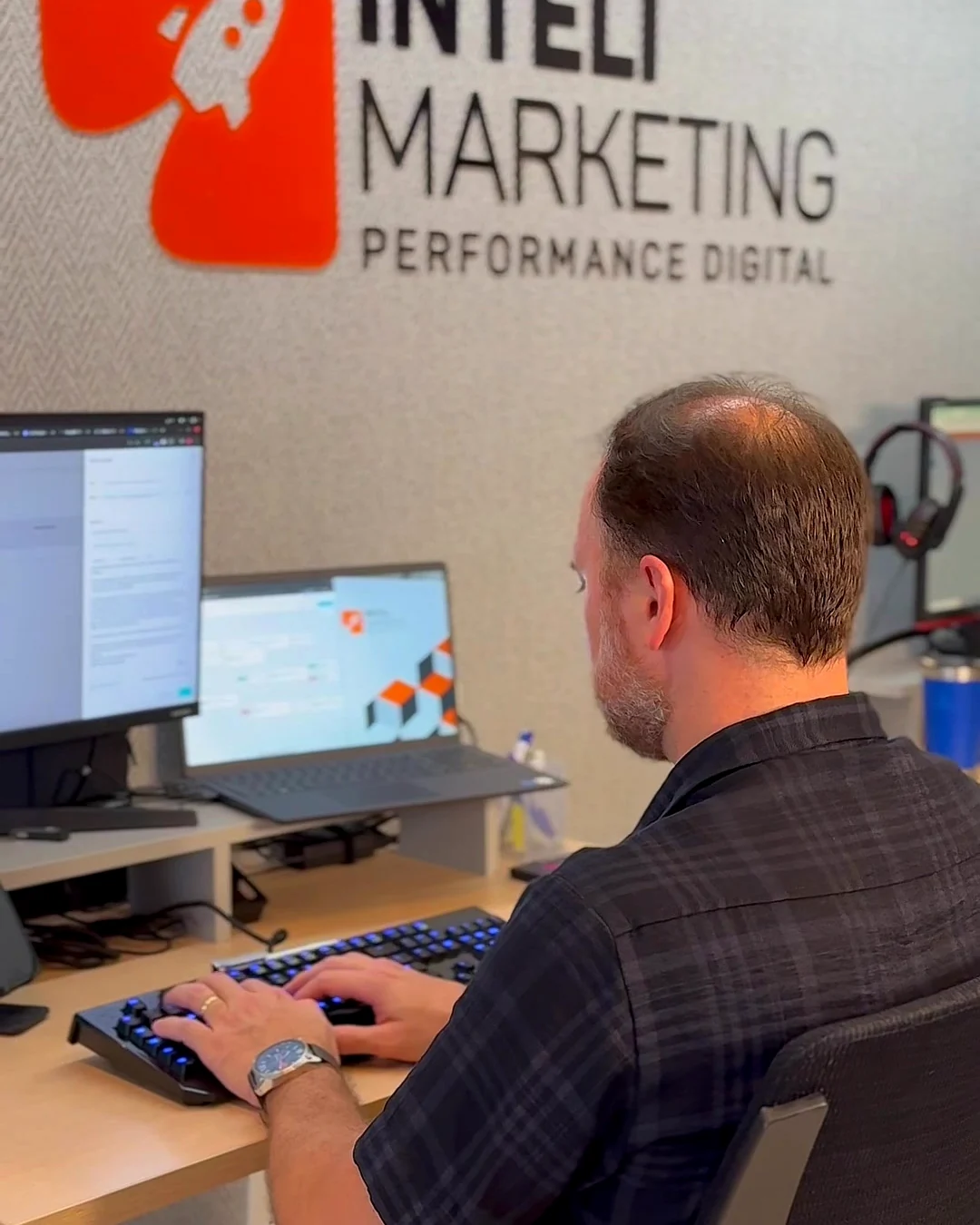 Estrutura e operação da Inteli Marketing